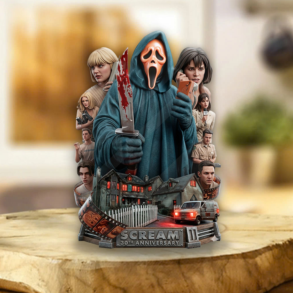 Scream 30th Anniversary 2026 Custom Shape Acrylic Plaque – TMTHU4968