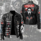 Scream 30th Anniversary Motorcycle Leather Jacket – GNE4839