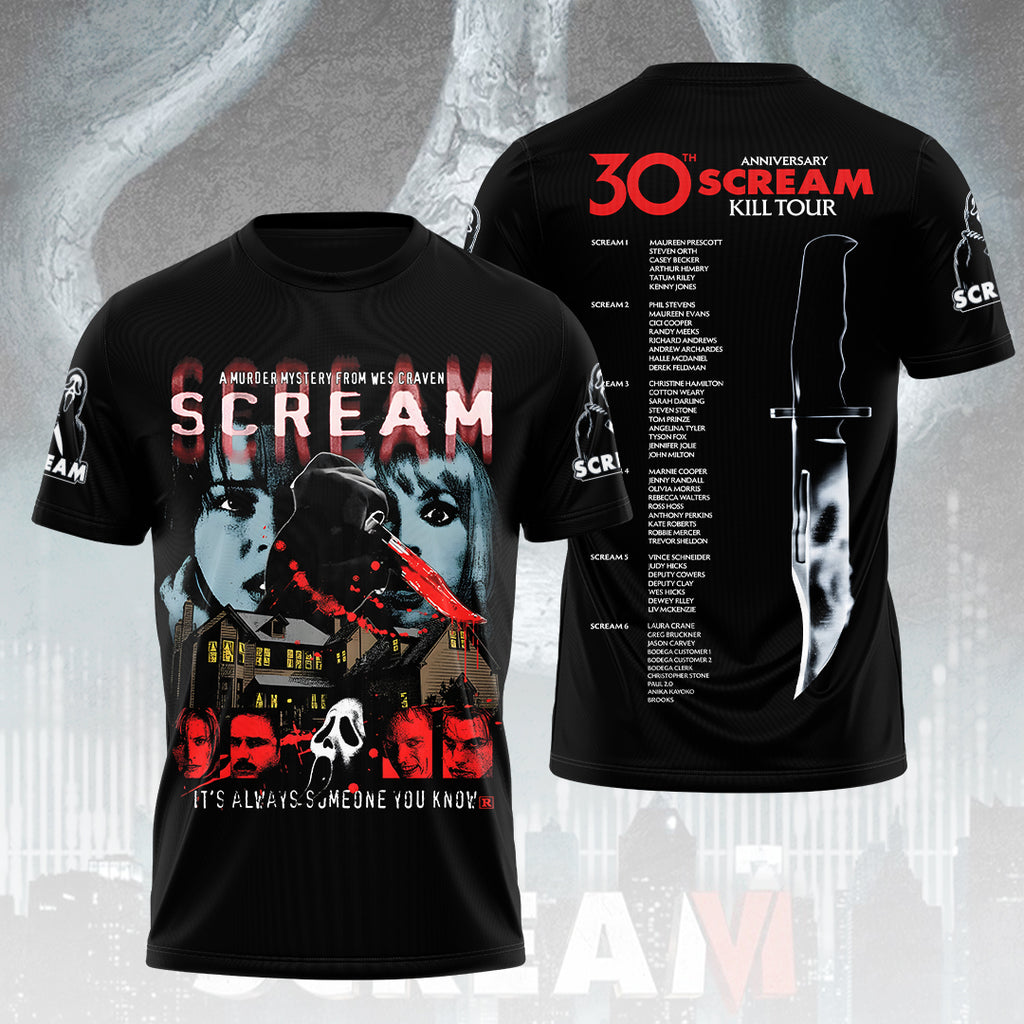 Scream 30th Anniversary 3D Apparel – HOATT16321
