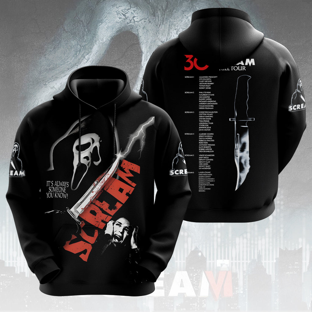 Scream 30th Anniversary 3D Apparel – HOATT16319