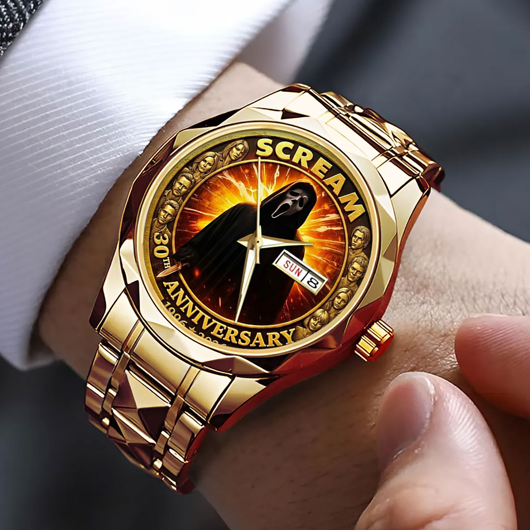 Scream 30th Anniversary Alloy Luxury Quartz Watch – TMTHU3963