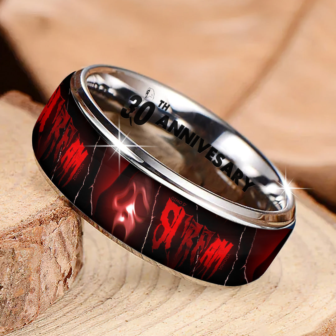 Scream 30th Anniversary Custom Alloy Ring – GNE5193