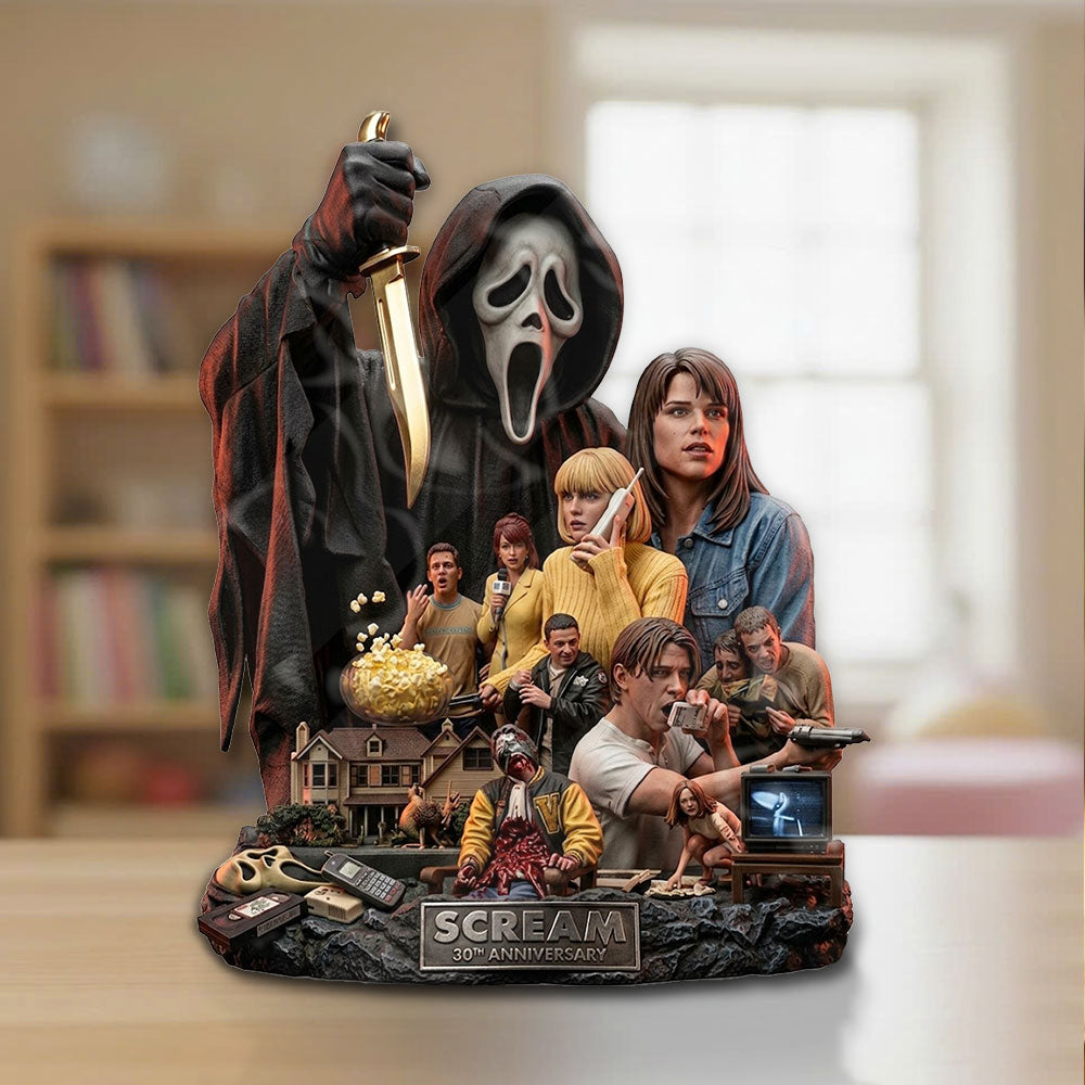 Scream 30th Anniversary Custom Shape Acrylic Plaque – TMTHU4153