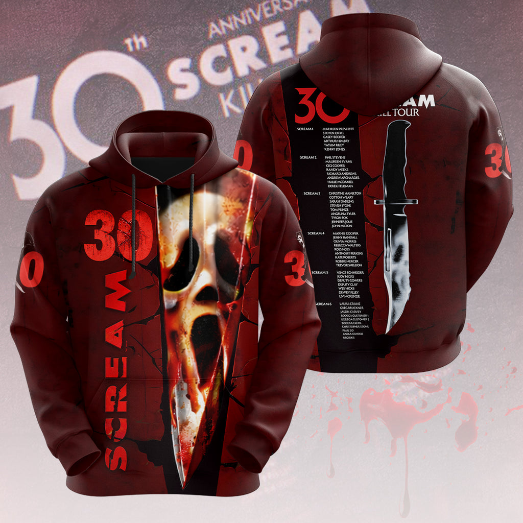 Scream 30th Anniversary 3D Apparel – GNE5245