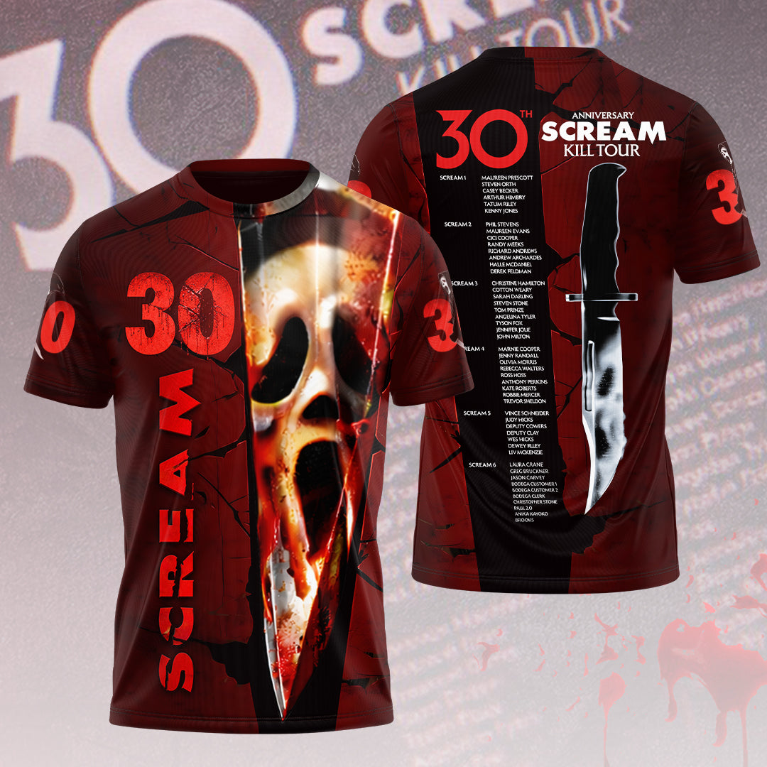 Scream 30th Anniversary 3D Apparel – GNE5245