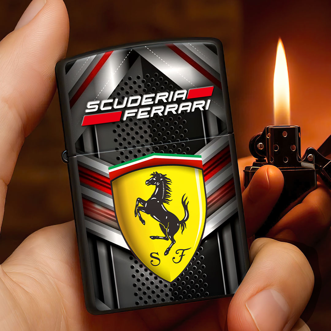 Scuderia Ferrari Zippo Lighter Case (No Insert) – HOATT13345