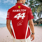 Scuderia Ferrari x Lewis Hamilton 2026 Short Sleeve Button-Down Shirt – HOATT15880
