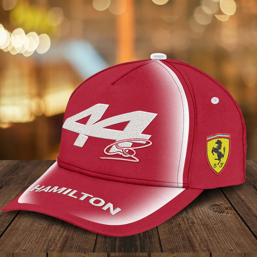 Scuderia Ferrari x Lewis Hamilton 3D Embroidered Cap – HOATT16154