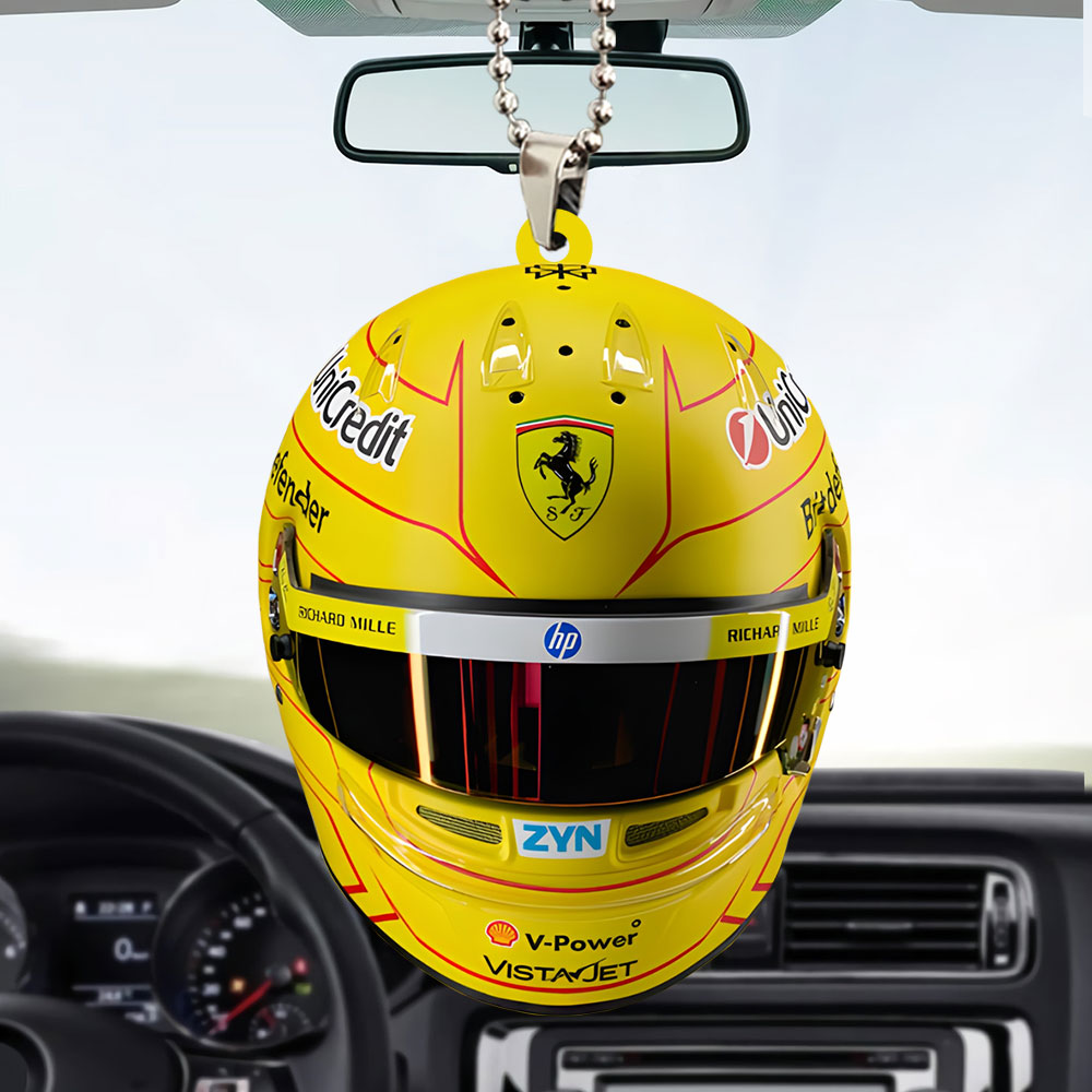 Scuderia Ferrari F1 Team x Lewis Hamilton 2026 Custom shape 2-sided Acrylic Car Ornament – TANTN21056