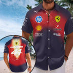 Scuderia Ferrari F1 Team x Lewis Hamilton 2026 Short Sleeve Button-Down Shirt – TANTN22478