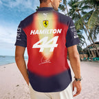 Scuderia Ferrari F1 Team x Lewis Hamilton 2026 Short Sleeve Button-Down Shirt – TANTN22478