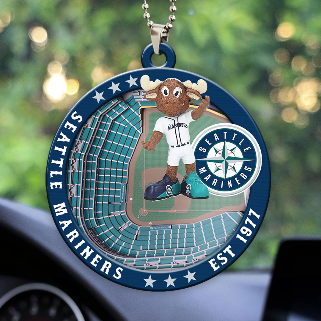 Seattle Mariners Custom shape 2-sided Acrylic Car Ornament – HOATT13056