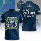 Seattle Seahawks 2025 NFC Champions 3D Apparel – TANTN20660