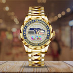 Seattle Seahawks 2025 Super Bowl LX Champions Alloy Luxury Quartz Watch – TMTHU3888