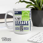 Seattle Seahawks 2025 Super Bowl LX Champions Ceramic Mug – TANTN20984
