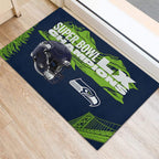 Seattle Seahawks 2025 Super Bowl LX Champions Custom Doormat – TANTN21063