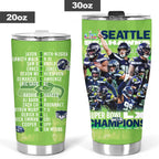 Seattle Seahawks 2025 Super Bowl LX Champions Tumbler Cup – TMTHU3914