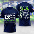 Seattle Seahawks Super Bowl LX 3D Apparel – MAITM14724