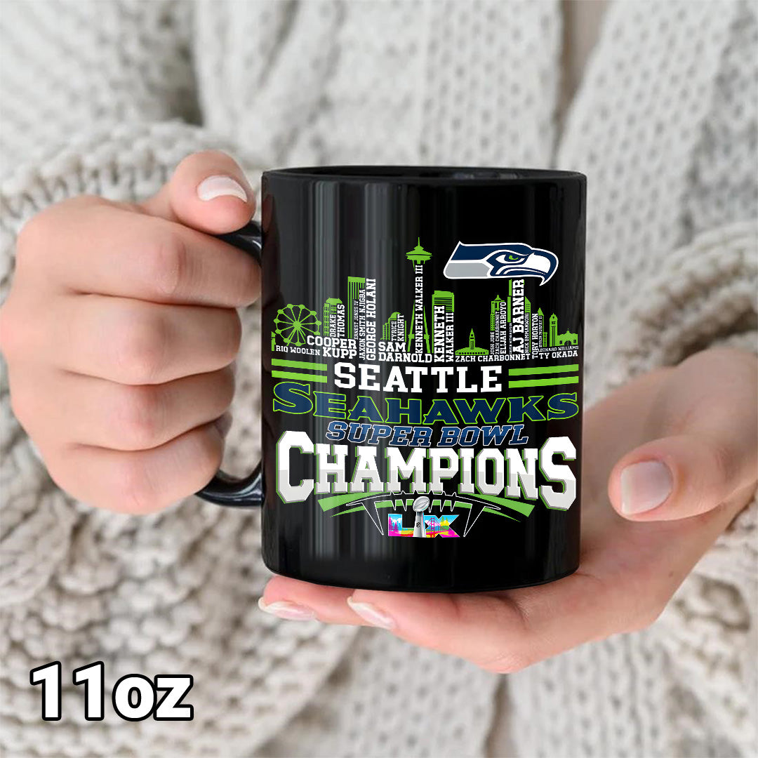 Seattle Seahawks Super Bowl LX Champions Ceramic Mug – MAITM14898