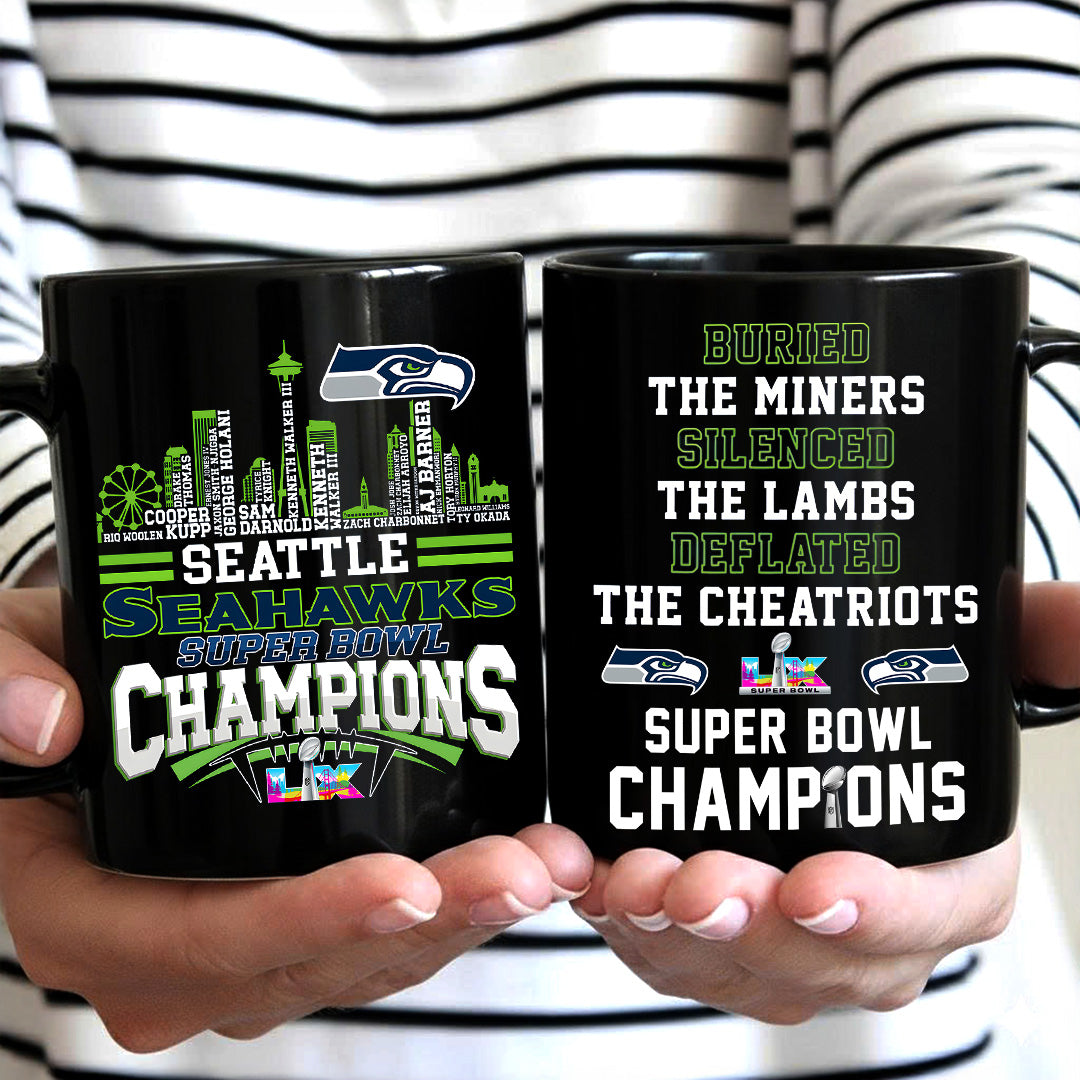 Seattle Seahawks Super Bowl LX Champions Ceramic Mug – MAITM14898