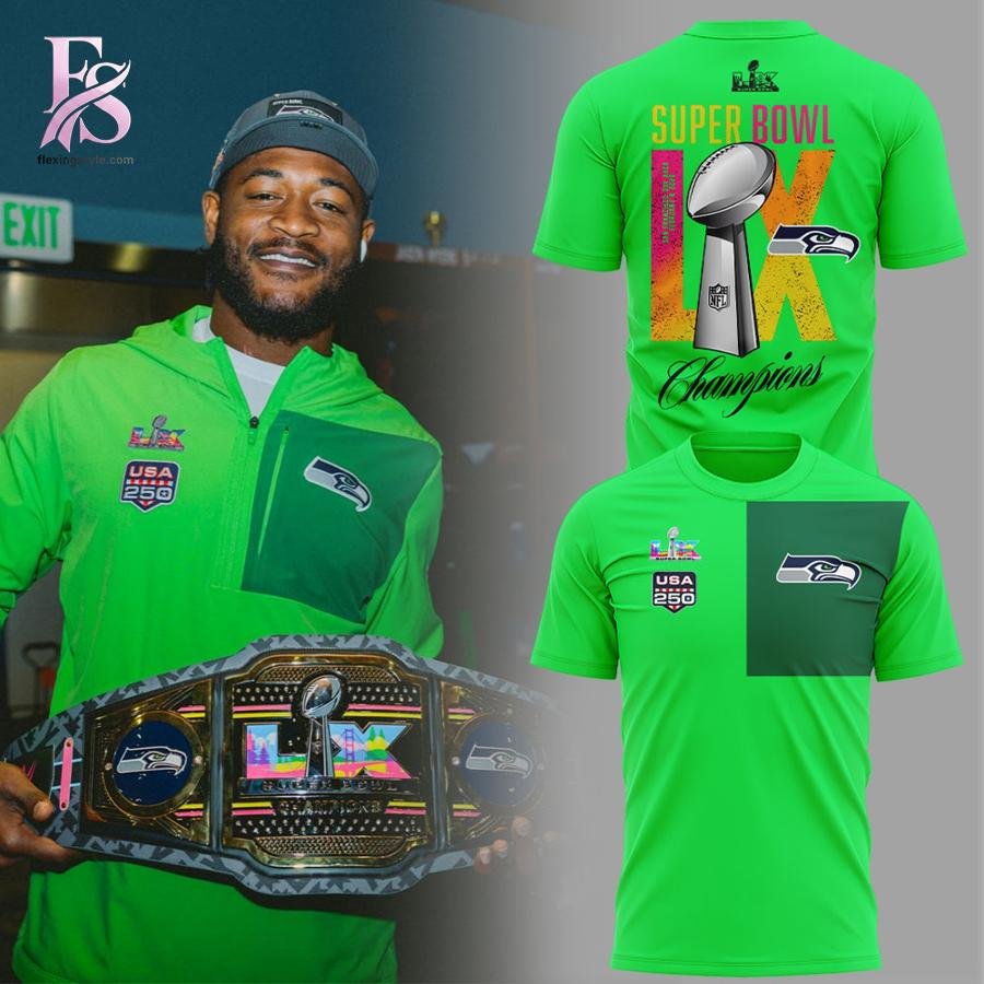 Seattle Seahawks Super Bowl LX Champions Locker Room Trophy Hoodie