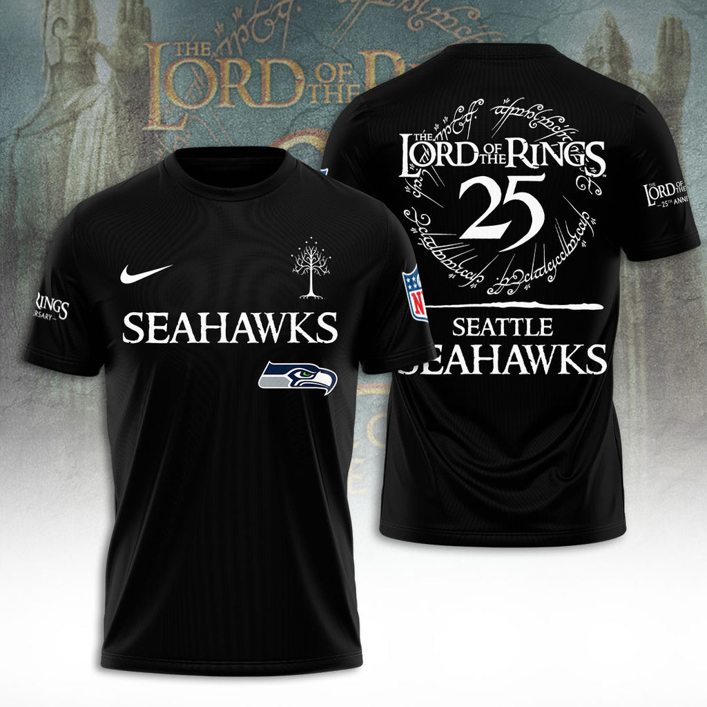 Seattle Seahawks x The Lord of The Rings 25 Years 3D Apparel – TANTN19581