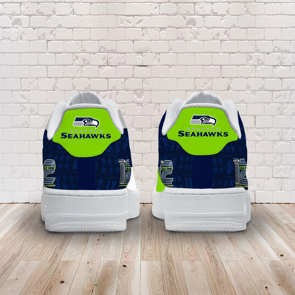 Seattle Seahawks 2025 Super Bowl LX Champions AF1 Sneaker – TMTHU3907