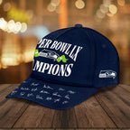 Seattle Seahawks 2025 Super Bowl LX Champions Classic Cap – TMTHU3877