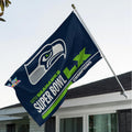 Seattle Seahawks 2025 Super Bowl LX Champions 3D Double-side House Flag – HOATT16155