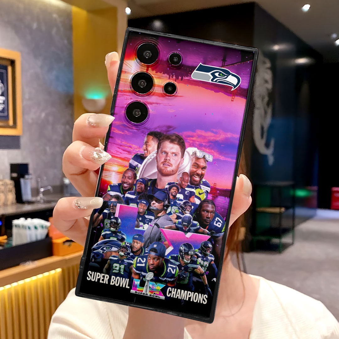 Seattle Seahawks 2025 Super Bowl LX Champions Phone Case – TMTHU3870