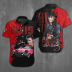 Elvis Presley Short Sleeve Button-Down Shirt – NGHIAVT 0024