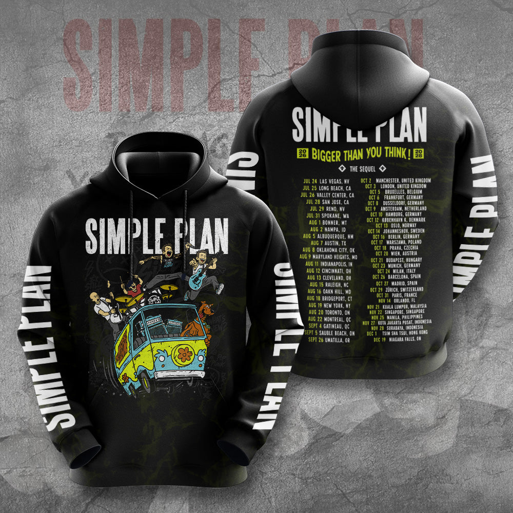 Simple Plan Tour 2026 3D Apparel – GNE7908