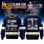 Sioux Falls Stampede 2026 USHL Clark Cup Champions Hoodie