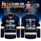 Sioux Falls Stampede 2026 USHL Clark Cup Champions Jersey