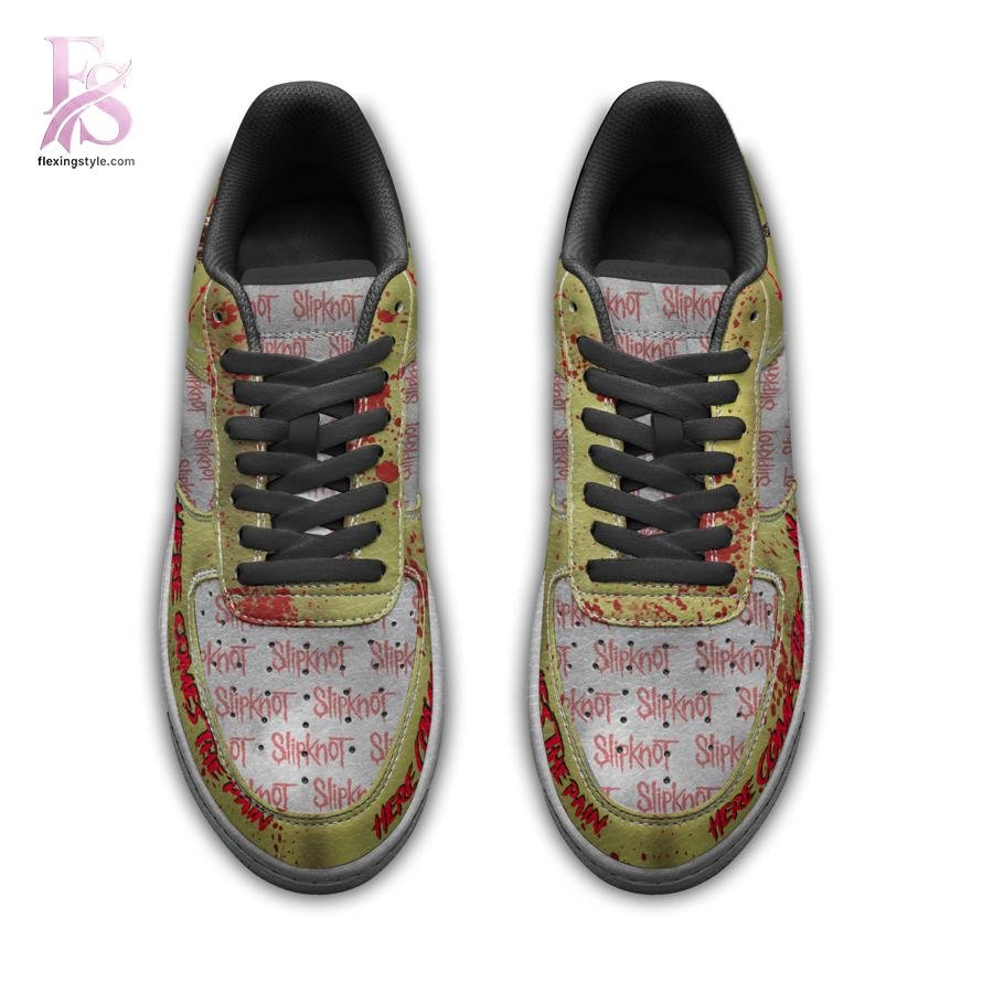 Slipknot Here Comes The Pain Tour Air Force Shoes