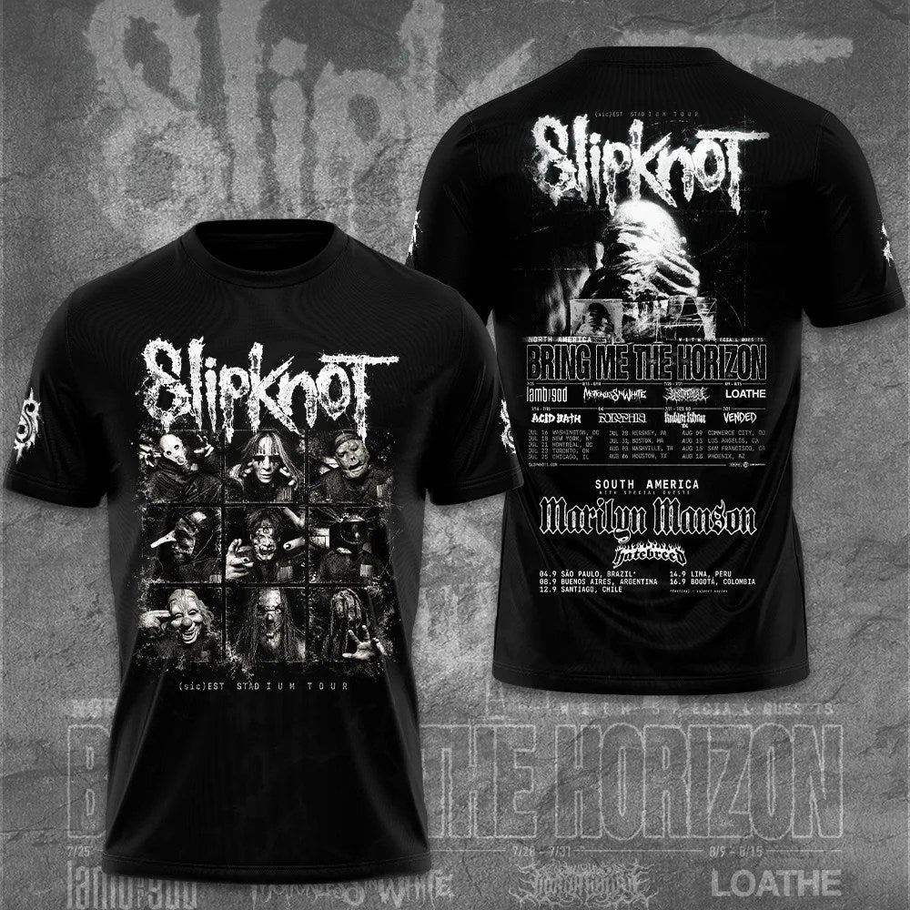 Slipknot Tour 2027 3D Apparel – GNE8924
