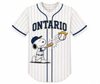 Snoopy Ontario Anti Trump Baseball Jersey