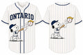 Snoopy Ontario Anti Trump Baseball Jersey