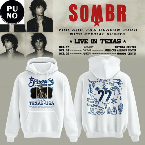 Sombr You Are The Reason Tour 2026 Live in Texas Hoodie T-Shirt