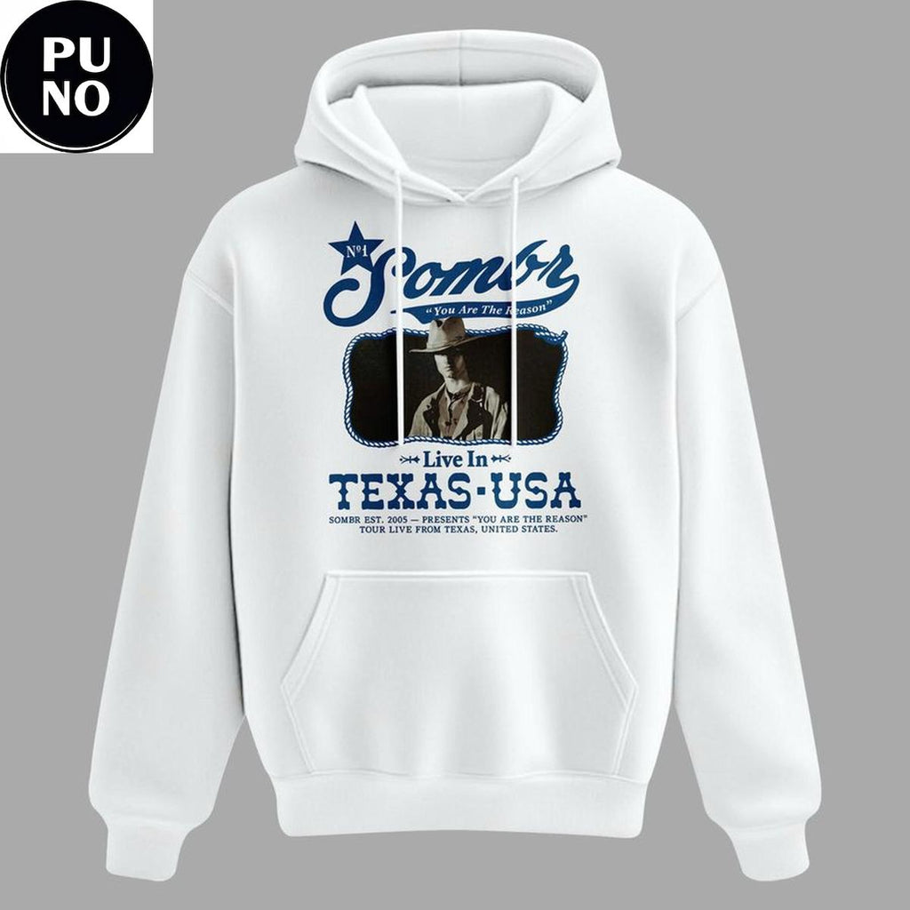 Sombr You Are The Reason Tour 2026 Live in Texas Hoodie T-Shirt