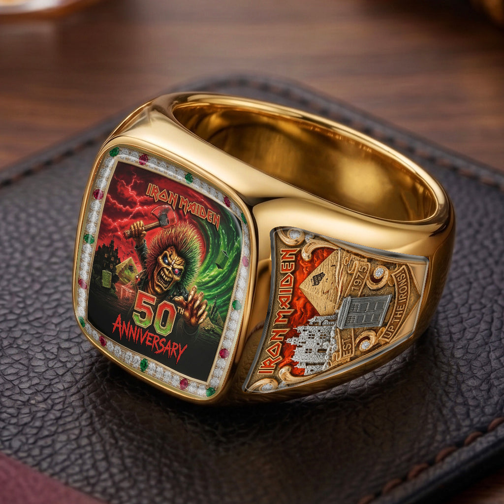 Iron Maiden 3D Engraved Ring – TMTHU7259