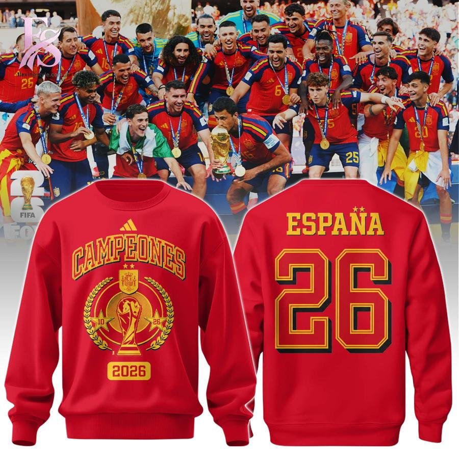 Spain Campeones 2026 Victory Hoodie
