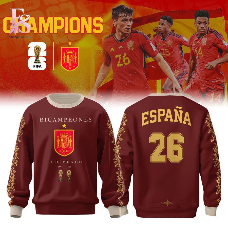 Spain Campeones 2026 Victory TShirt