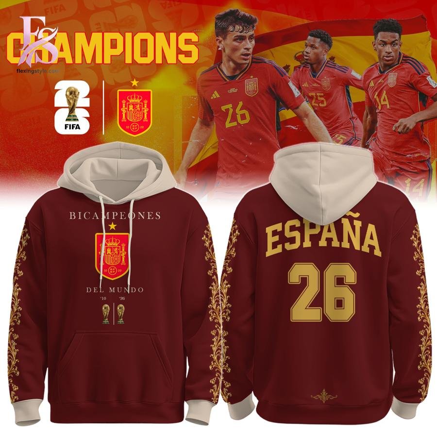 Spain Campeones 2026 Victory TShirt