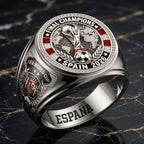 Spain National Team 2026 FIFA World Cup Champions 3D Engraved Ring – HOATT19772