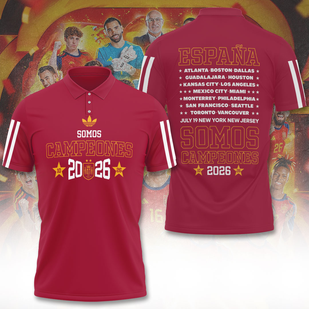 Spain National Team 2026 FIFA World Cup Champions 3D Apparel – TANTN24364