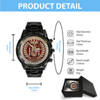 Spain National Team 2026 FIFA World Cup Champions Black Stainless Steel Watch – TMTHU7886