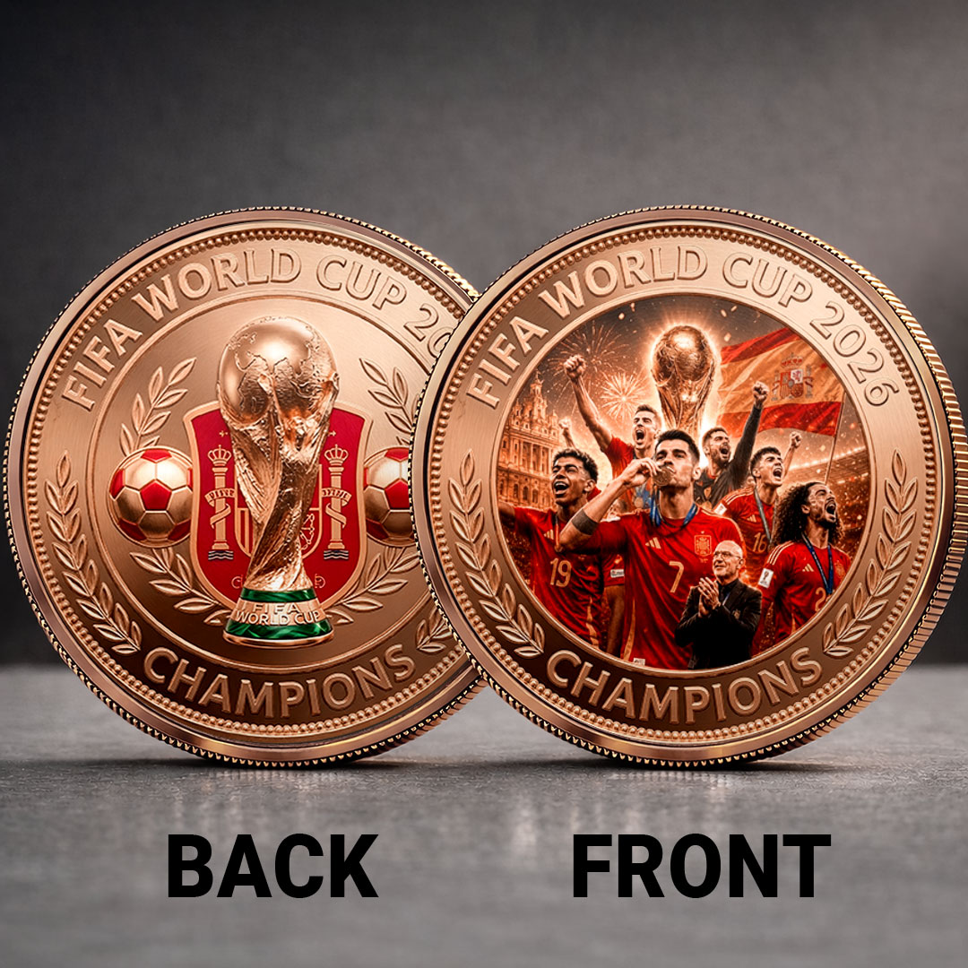Spain National Team 2026 FIFA World Cup Champions Commemorative Coin – HOATT19795