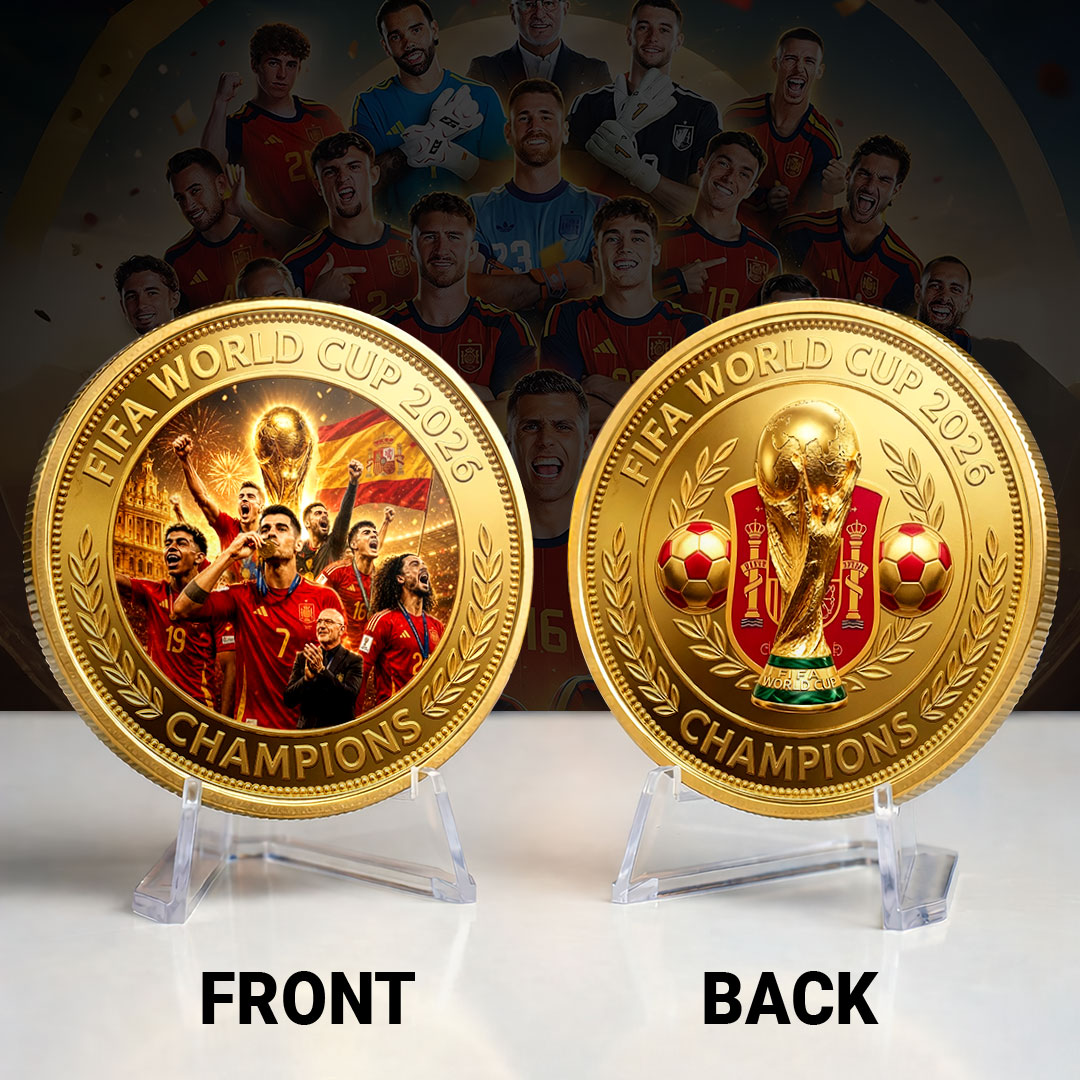 Spain National Team 2026 FIFA World Cup Champions Commemorative Coin – HOATT19795
