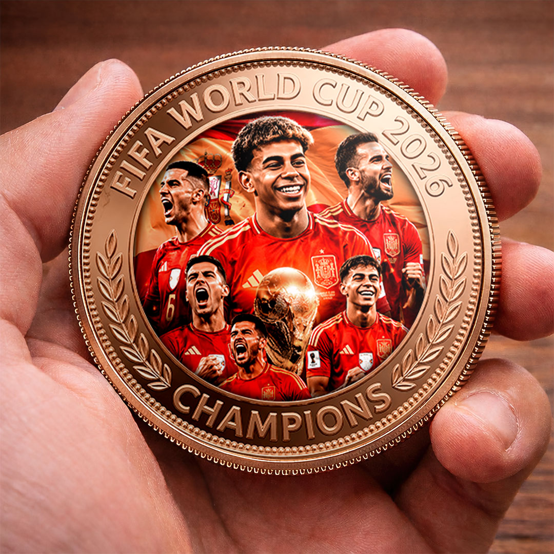 Spain National Team 2026 FIFA World Cup Champions Commemorative Coin – HOATT19850